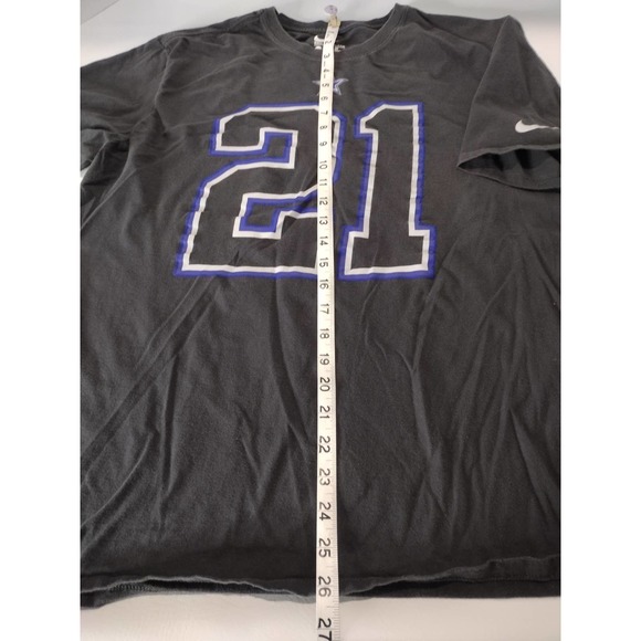 NIKE DALLAS COWBOYS Zeke Elliot T-Shirt 21 Mens Large Grey - Picture 6 of 6